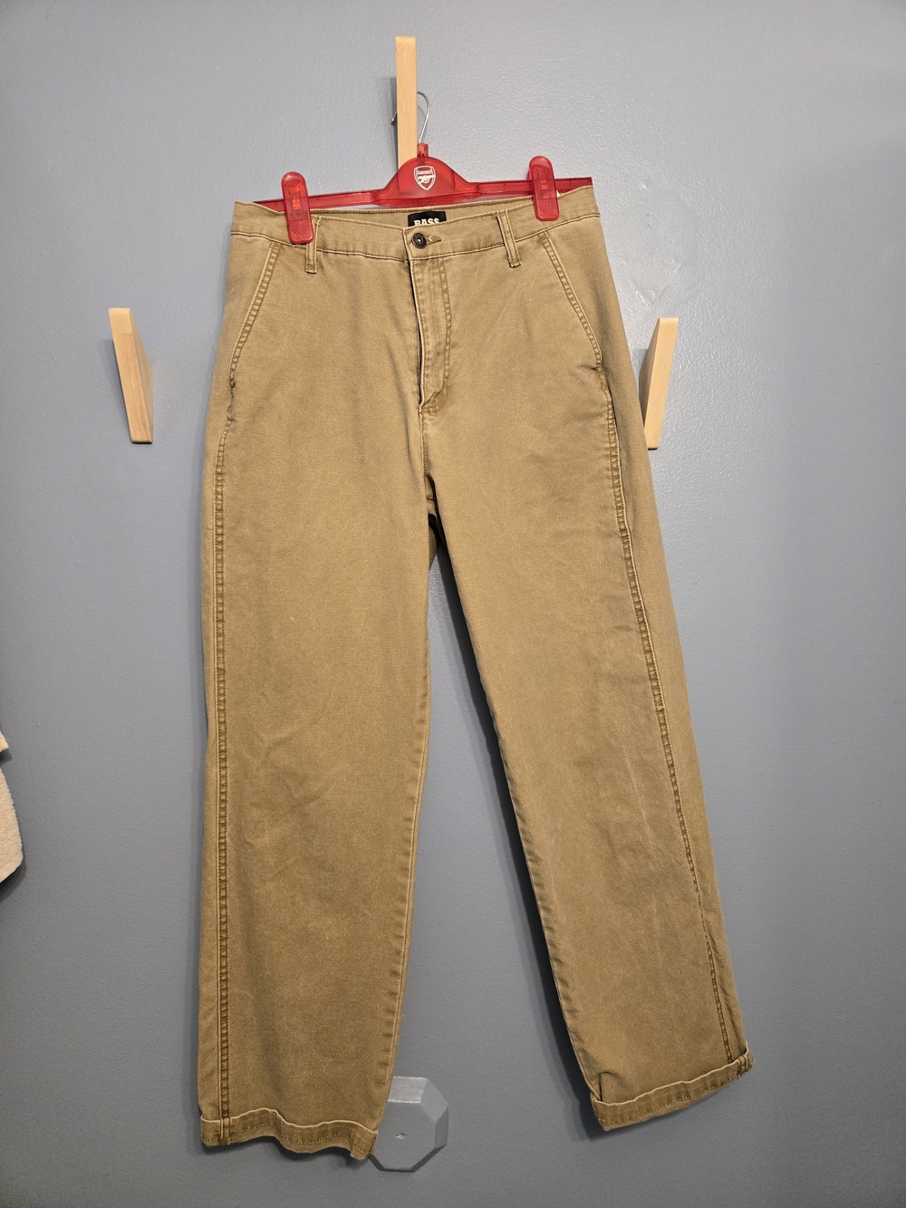 Bass Straight-Leg Pants in Tan